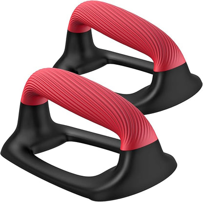 Kipika Push Up Bars, Pushup Stands With Thickened Soft Plastic Handle, Stable and Non-Slip Base