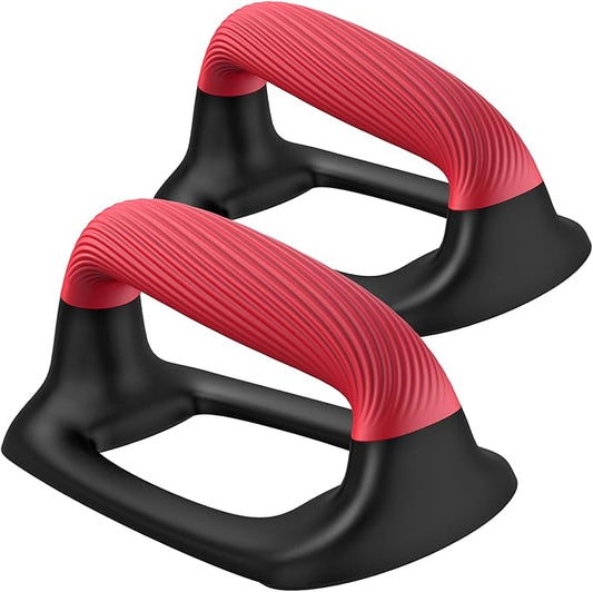 Kipika Push Up Bars, Pushup Stands With Thickened Soft Plastic Handle, Stable and Non-Slip Base