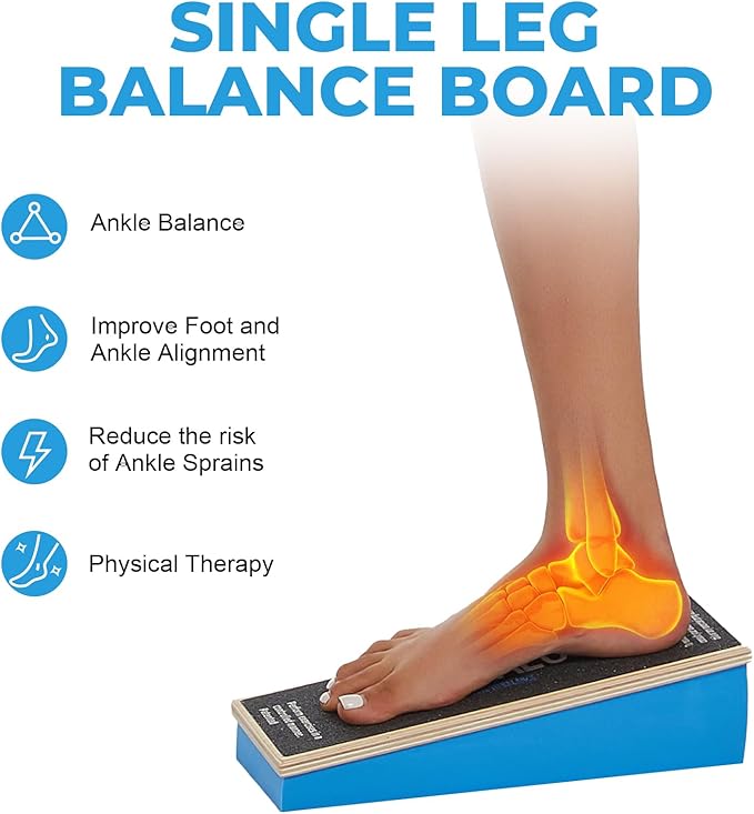 Athletic Balance Boards,Slant Board,Wobble Board,Balance Wedge for Condition Your Body and Prevent