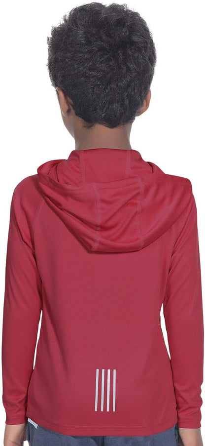Hoodies for Boys Outdoor Recreation Shirts - Youth Athletic Tops Sun Protection UPF 50+