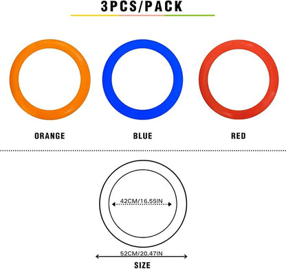 Colorful Anti Slip Safety Agile Ring Speed Ring 3 PCs Speed and Agility Training Equipment