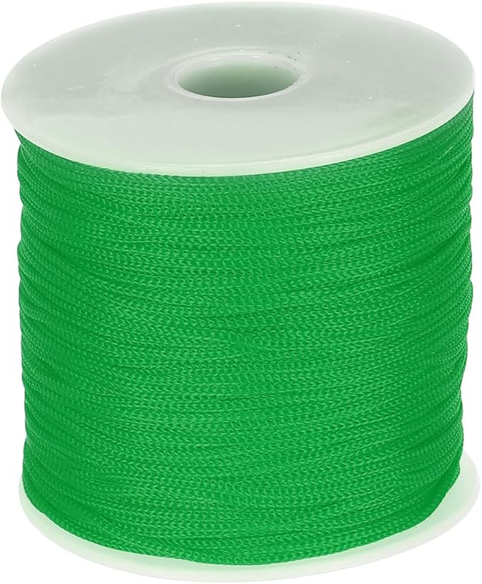 MECCANIXITY 1/16 Inch Polypropylene Rope Braided Ropes, 328ft Nylon Rope Hollow Utility Cord for