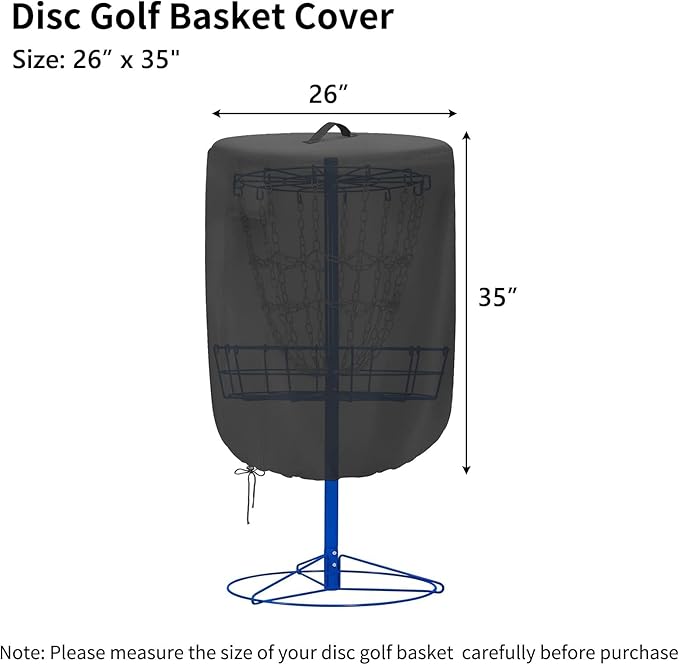 Disc Golf Basket Cover Outdoor Waterproof Chain Universal Flying Disc Golf Practice Basket Covers