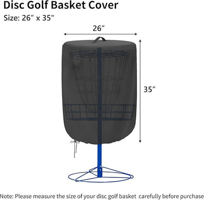 Disc Golf Basket Cover Outdoor Waterproof Chain Universal Flying Disc Golf Practice Basket Covers