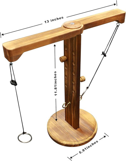 Ring Toss Game for Adults and Kids, Hook and Ring Game for Bars and Home Party, Indoor Game Outdoor