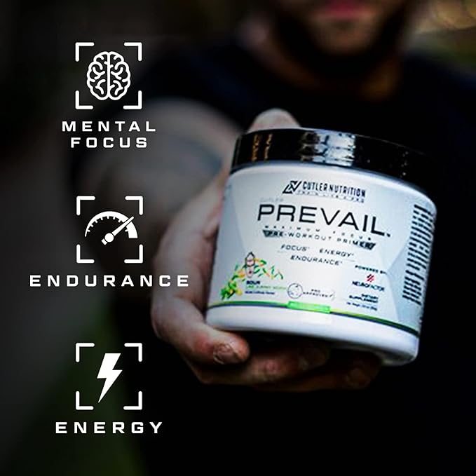 Prevail Pre Workout Powder with Nootropics: Pre Workout for Men and Women, Cutting Edge Energy and