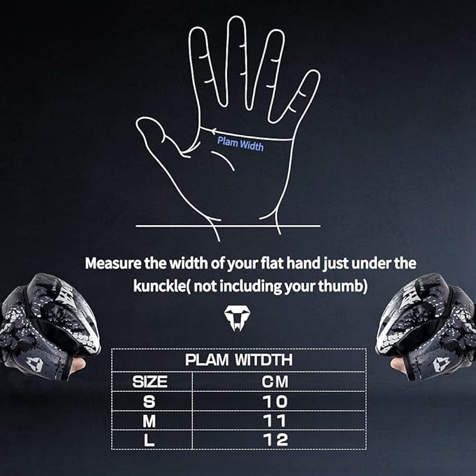 Punch Bag Training Gloves, LangRay MMA Grappling Gloves for Sparring Martial Arts Boxing Training