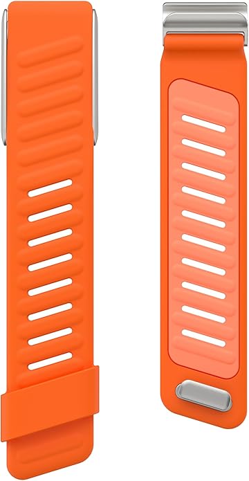 Comfort Durable Silicone Wristband Compatible with WHOOP 4.0 Band, Soft Silicone Sports Loop Strap