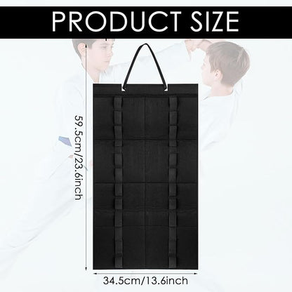 2 Pack Martial Arts Belts Organizer, Hanging Karate Belt Display Holds 12 Karate Belts for Martial