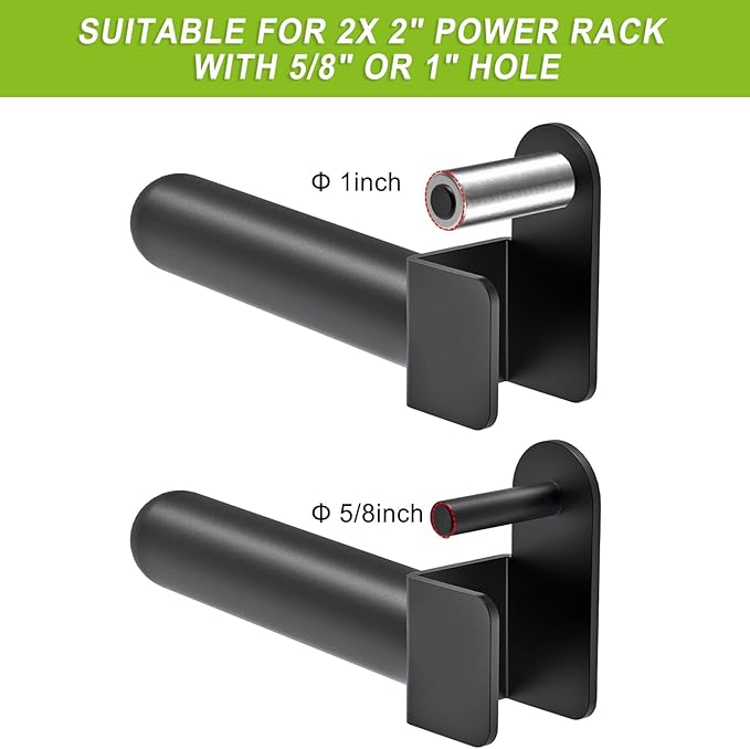 Kipika Weight Plate Holder for 2x2 and 3x3 Power Rack - Attachment for Storage - Fits Standard