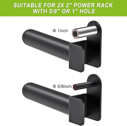 Kipika Weight Plate Holder for 2x2 and 3x3 Power Rack - Attachment for Storage - Fits Standard