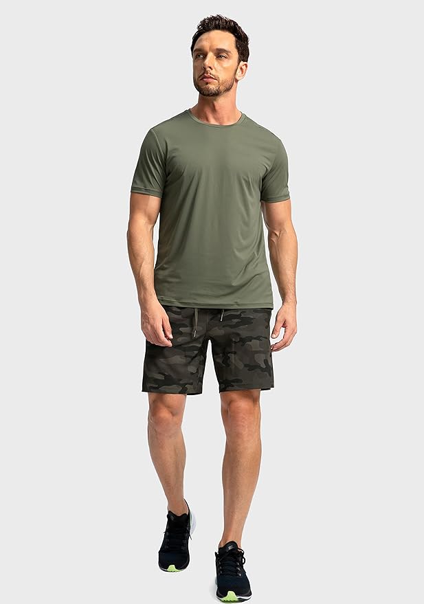 Men's Running Shorts with Zipper Pockets 9 Inch/ 7 Inch / 5 Inch Lightweight Quick Dry Gym Workout