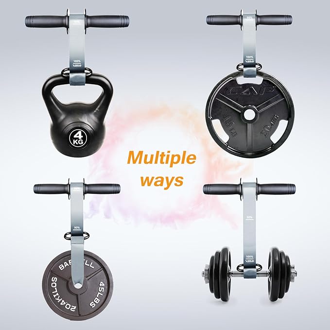 VAIIO Forearm Strengthener and Wrist Roller with Quick Locking Mechanism - Durable PVC Anti-Slip