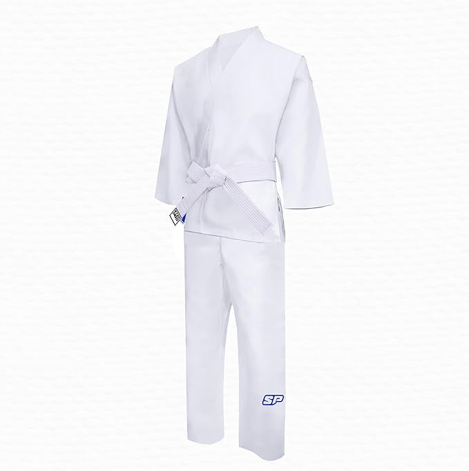 Starpro Karate Gi for Kids & Adults – Lightweight Uniform with Jacket Pants & Free Belt – Ideal for