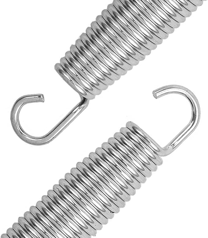 5-1/2" Trampoline Springs, Heavy Duty Stainless Steel High Tensile Replacement Trampoline Springs