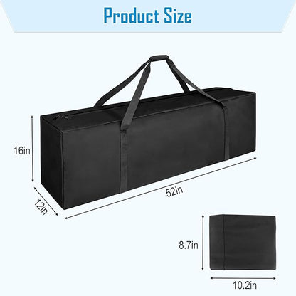 Sports Duffle Bag 52IN Extra Large Travel Duffel Luggage Bag with Upgrade 2-way Lockable Zippers