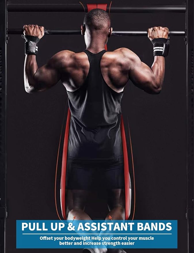 Pull Up Bands, Resistance Bands, Pull Up Assistance Bands Set for Men & Women, Exercise Workout
