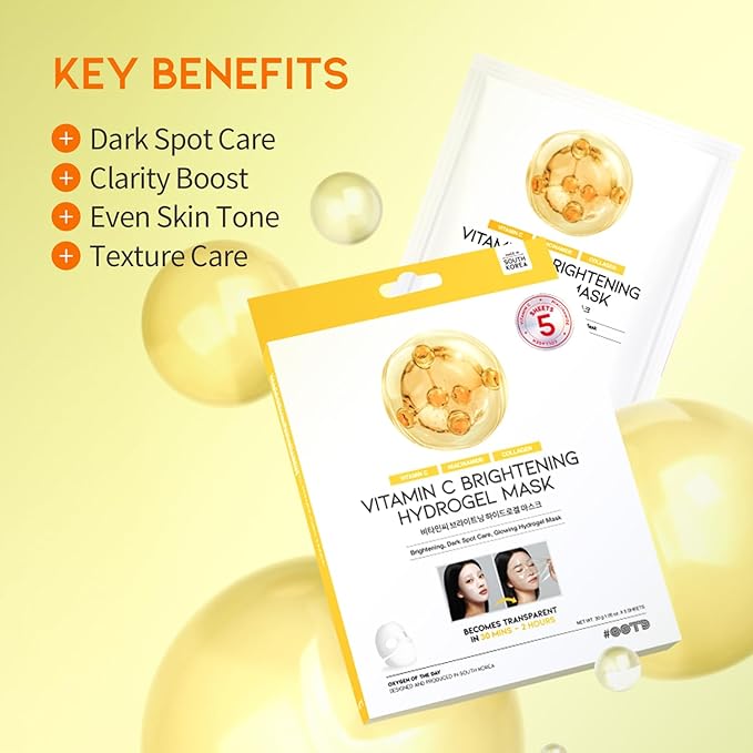 #OOTD Vitamin C Collagen Glutathione Hydrating & Firming Hydrogel Sheet Mask - Radiant Glow Gel