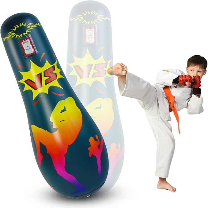 Punching Bag for Kids, Free Standing Boxing Bag for Bounce Back Focus Punching Bag for Practicing