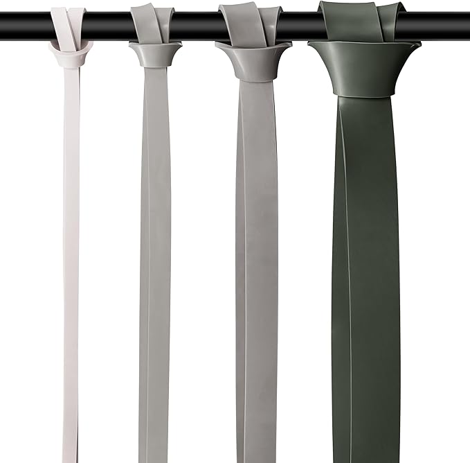 Retrospec Lift Resistance Pull Up Assistance Band Set for Working Out, Home Fitness, Toning