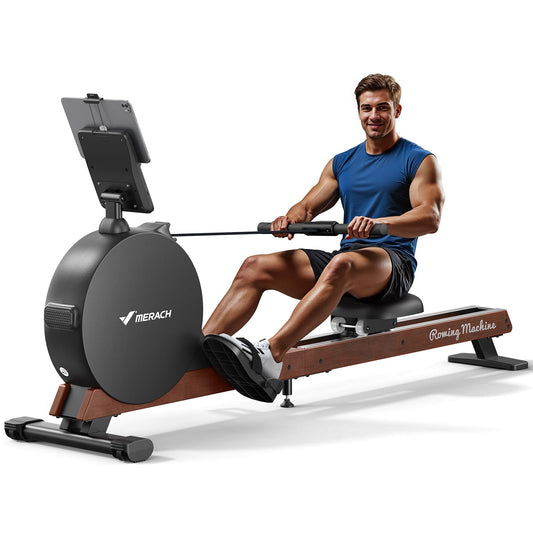 Merach R7 N Self-Powered Rowing Machine with Powerful Magnetic Resistance