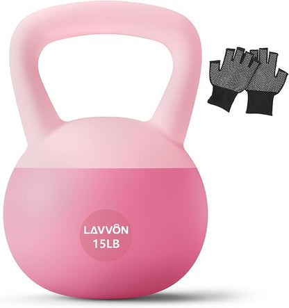 Soft Kettlebell - Cushioned Impact-Resistant Base and Anti-Slip, Kettle bell Anti-Slip Grip Weight