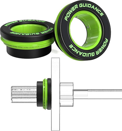 POWER GUIDANCE 50mm Barbell Clamps Barbell Collars, Quick Release Weight Olympic Barbell Clips for