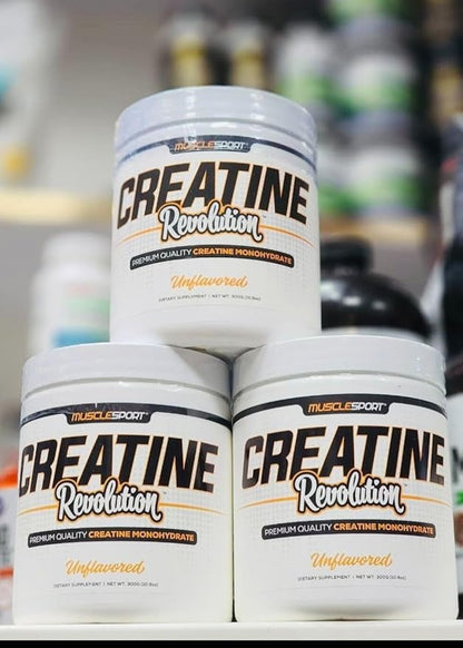 Musclesport Creatine Monohydrate Powder - Micronized Creatine Monohydrate - Energy, Strength &