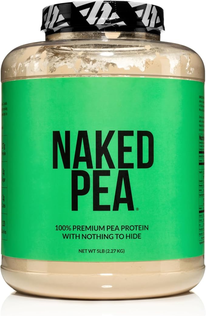 NAKED Pea - 5LB 100% Pea Protein Powder from North American Farms - Unflavored Vegan Pea Protein
