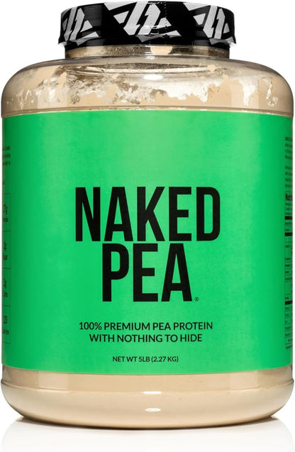 NAKED Pea - 5LB 100% Pea Protein Powder from North American Farms - Unflavored Vegan Pea Protein