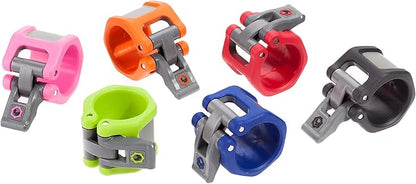 Lock-Jaw HEX 50mm / 2" Olympic Barbell Collar - Quick Release Barbell Clamp (Yellow)