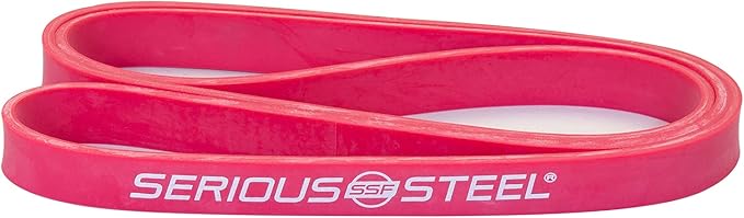 Serious Steel Fitness 32" Resistance Training Bands (Portable Exercise Band System Training Bands
