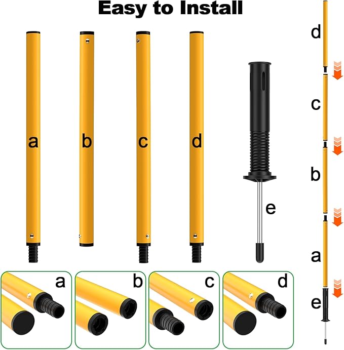 24Pcs Soccer Agility Training Equipment Set Ultimate Agility Poles Cones Ladder More for Quick