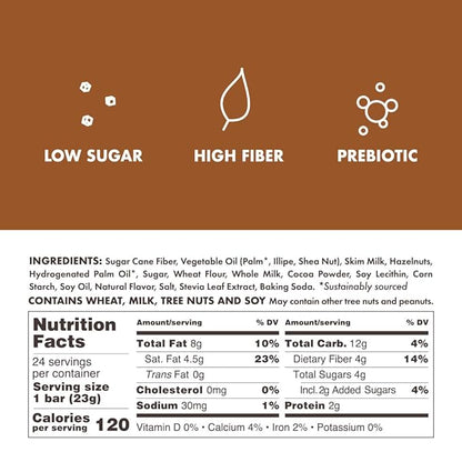 Rip Van Crispy Choco - Milk Chocolate Coated Hazelnut Wafer Bars - Low Sugar Fudge and Hazelnut