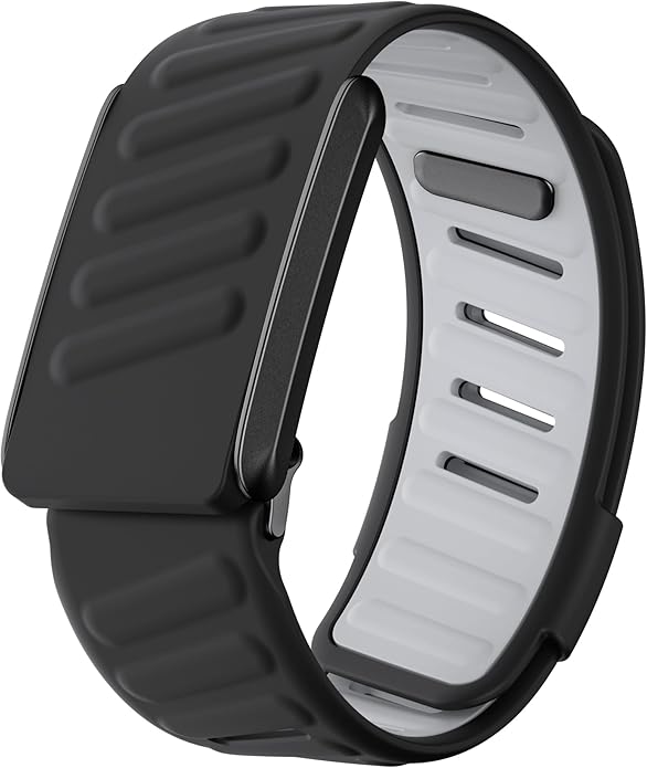 Comfort Durable Silicone Wristband Compatible with WHOOP 4.0 Band, Soft Silicone Sports Loop Strap