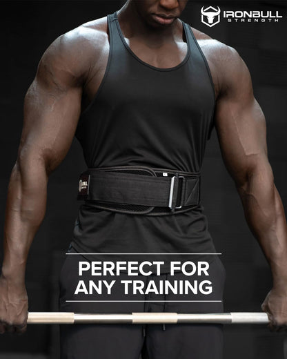 Iron Bull Strength Weightlifting Belt for Men and Women - 6 Inch Auto-Lock Weight Lifting Back