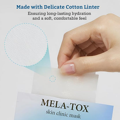 LEADERS Mela-Tox Skin Clinic Mask | Help Support and Refresh Skin Mask, Gentle & Non Irritating |