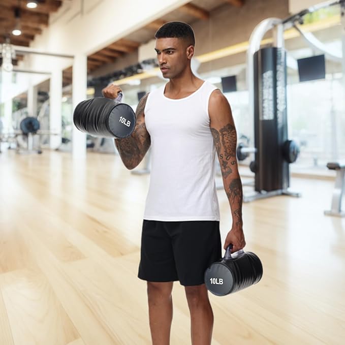 Water Dumbbells, Water Filled Training Dumbbells, Travel Weights Set, Adjustable Weights to 4-30