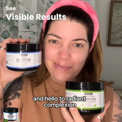 Organic Detoxifying Dead Sea Mud Mask A Whipped Mineral Clay A Evening Primrose Jojoba Rosehip and