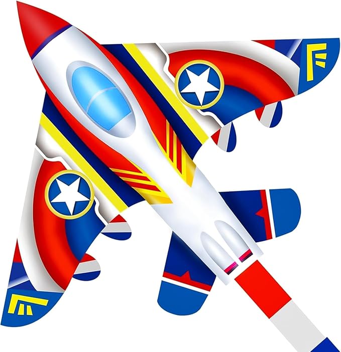Delta Kite for Kids & Adults - Easy to Fly Large Single Line Beach Kite with 300ft String Handle
