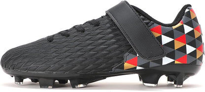 Soccer Cleats for Kids & Youth | Lightweight Football Shoes for Firm Ground | Durable Girls & Boys
