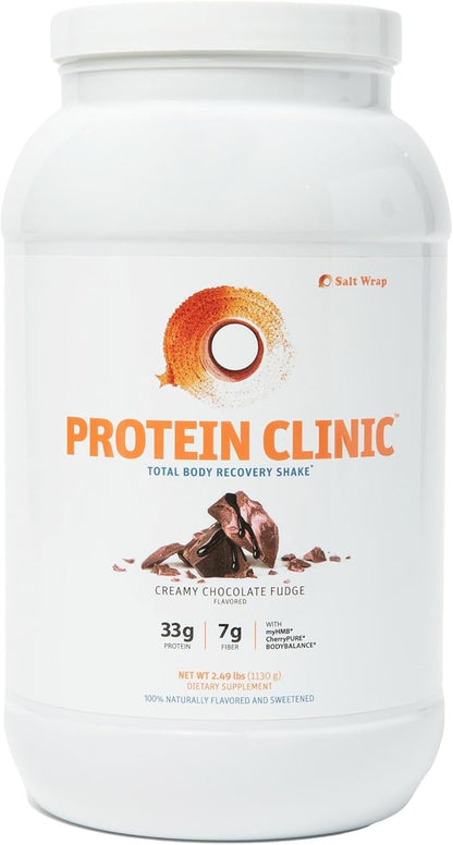 SaltWrap Protein Clinic – Total Body Recovery Shake with Collagen Peptides, HMB, Tart Cherry
