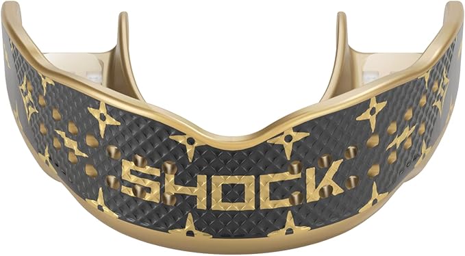 Shock Doctor Sports Mouth Guard, Breathable Low Profile Custom Fit, Basketball, Football, Lacrosse