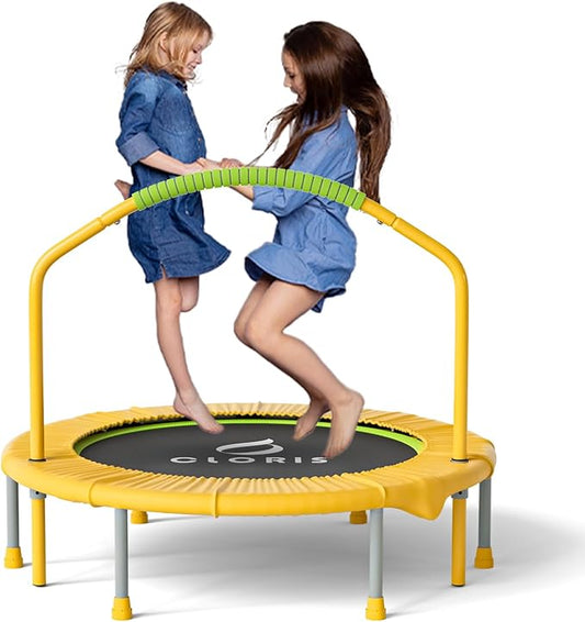 CLORIS 38in/48in Folding Trampoline - Max Load 220lbs / 450lbs Trampoline Rebounder Trampoline for