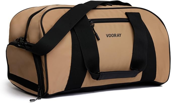 Vooray Burner Gym Duffel Bag, Gym Bag for Women and Men with Shoe Compartment, Weekender, Overnight