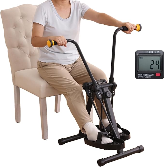 Pedal Exerciser Bike for Seniors, Hand Arm Leg and Knee Physical Therapy Exercise Equipment