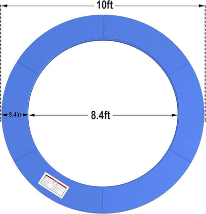 LANGXUN Universal Trampoline Repalcement Safety Pad, 8ft 10ft 12ft 14ft 15ft 16ft Waterproof