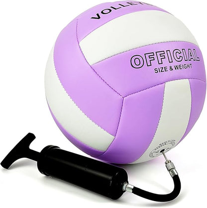 Official Size 5 Soft PU Waterproof Volleyball for boy and Girl and for Adult Indoor Outdoor Beach