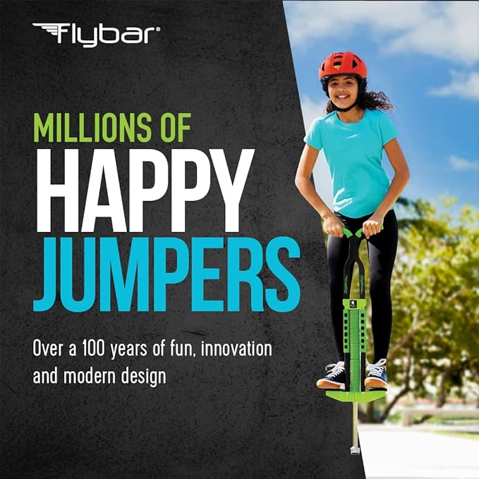 Flybar Master Pogo Stick for Kids Ages 9+, 80–160 lbs – Easy Grip Handles – Active Exercise Toy for