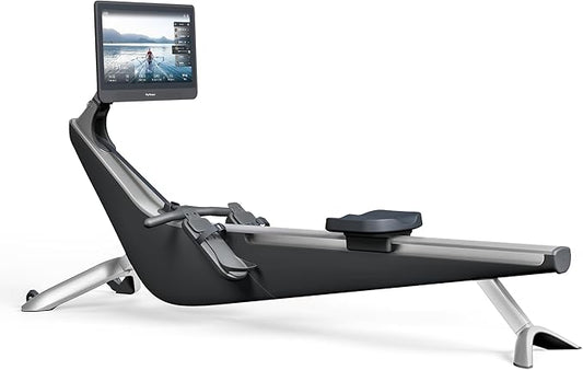 Hydrow Origin Rowing Machine with Immersive 22" HD Rotating Screen - Stows Upright | Live and